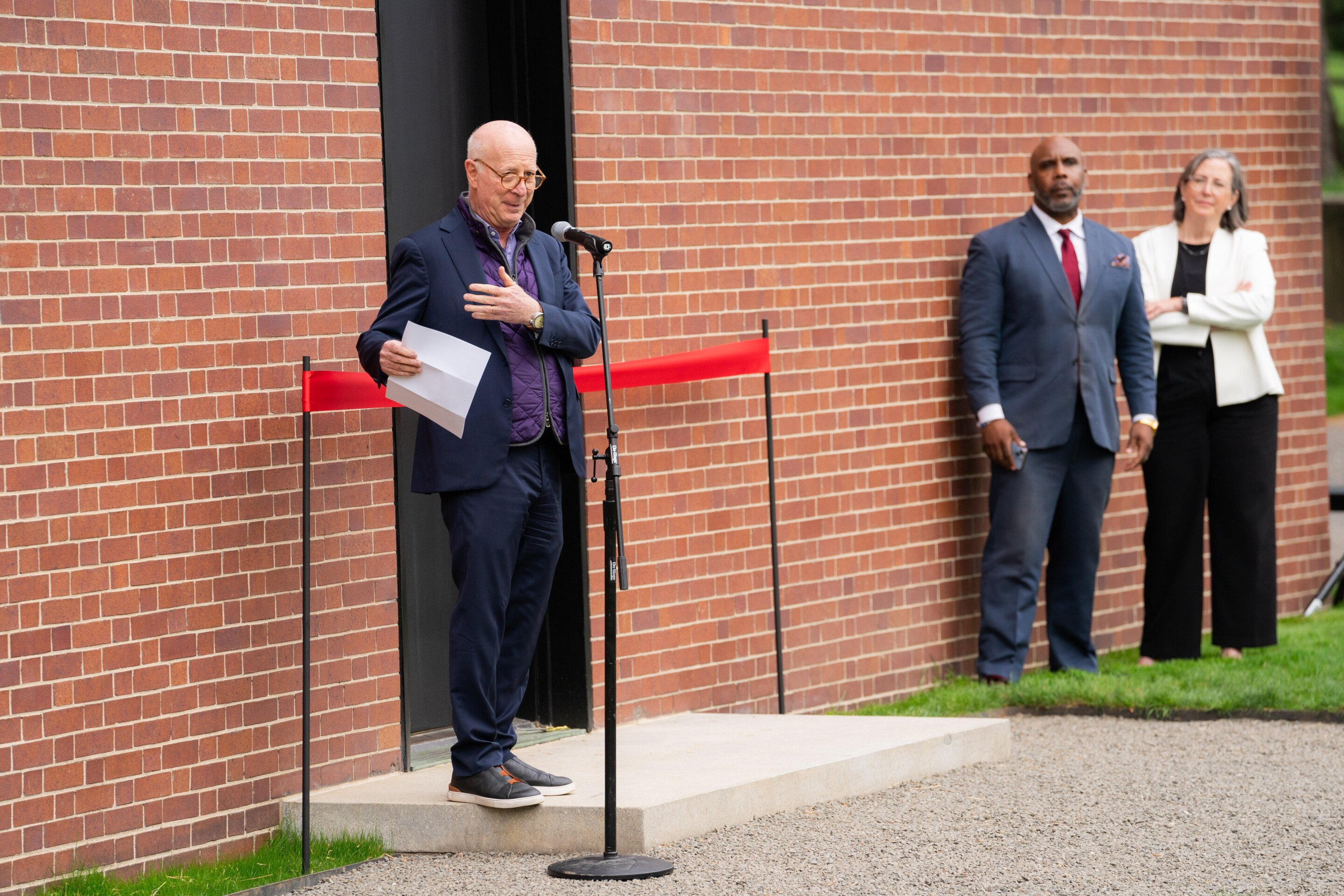 Paul Goldberger delivers opening remarks