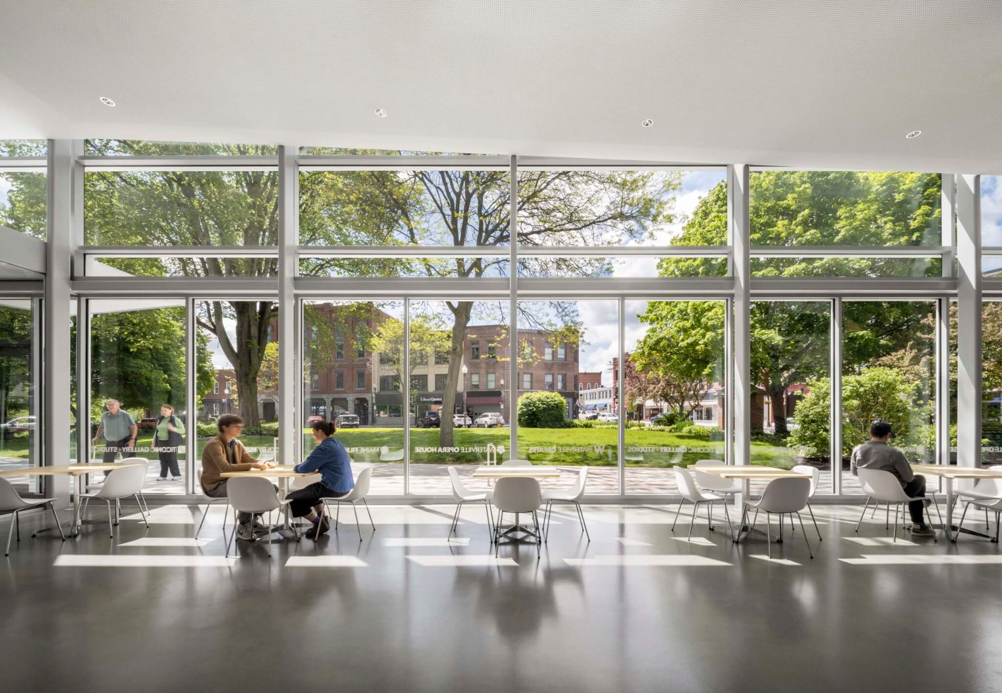 interior view looking out window