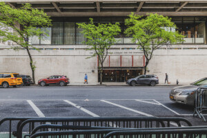 view from amsterdam street at lincoln center
