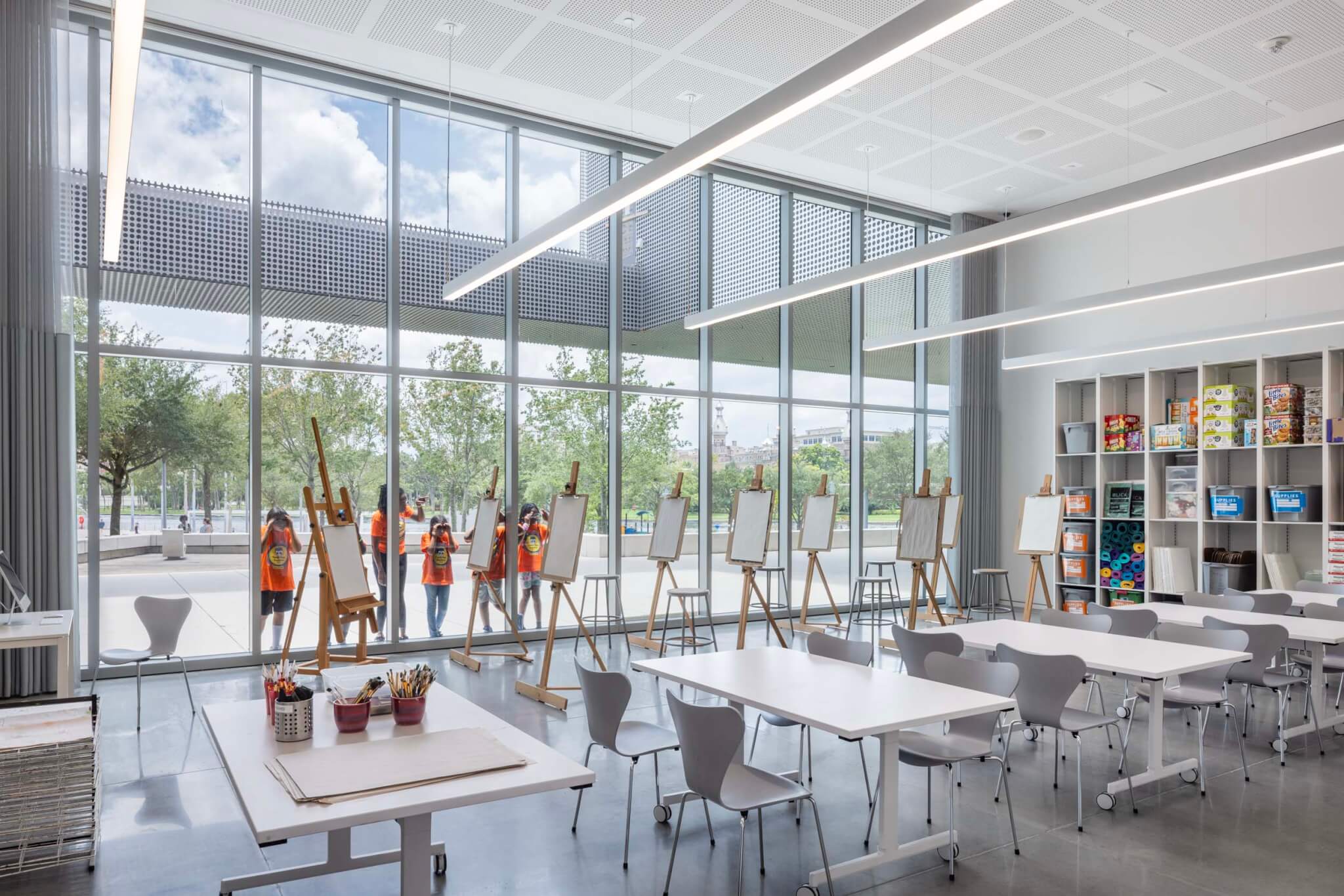 classroom facilities in the Tampa Museum of Art