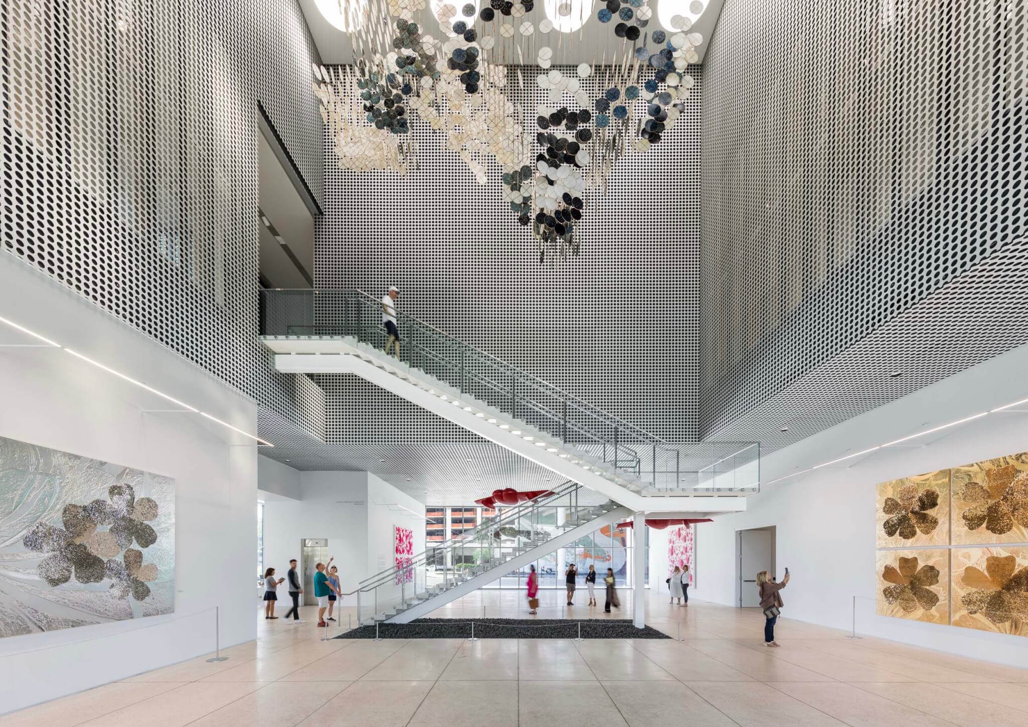 art hung in the Tampa Museum of Art