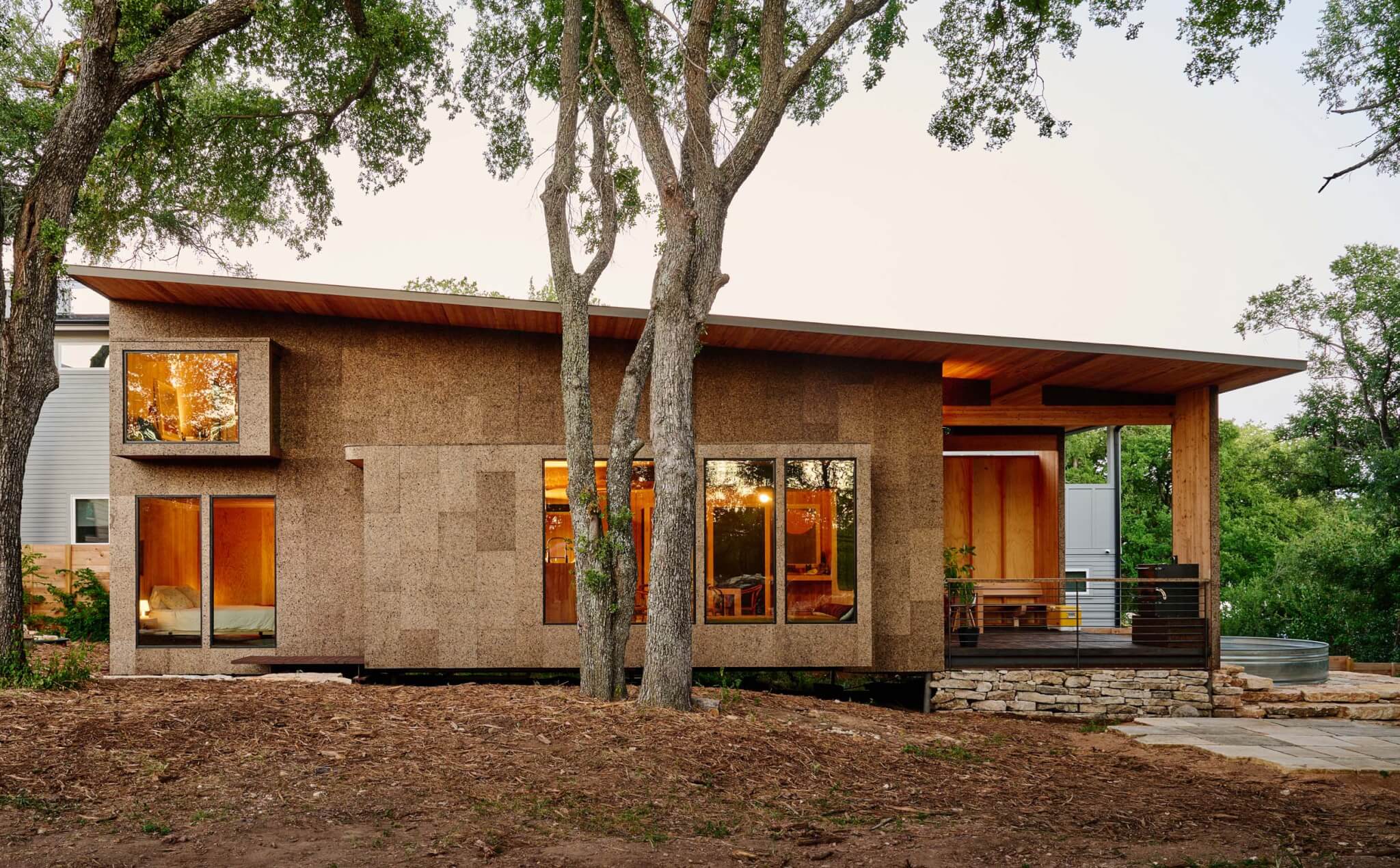 exterior of Cross Cabin house