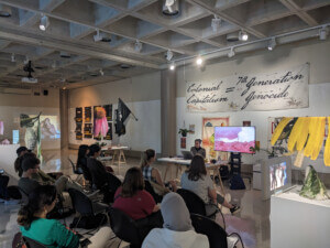 Dima Srouji lecturing for Loudreaders