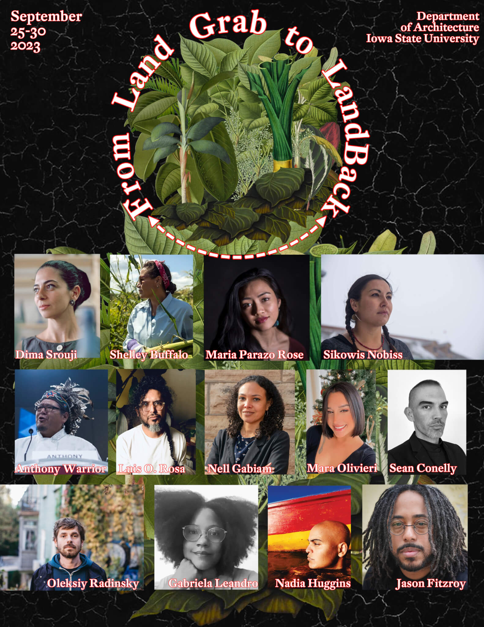 speakers graphic for LandBack