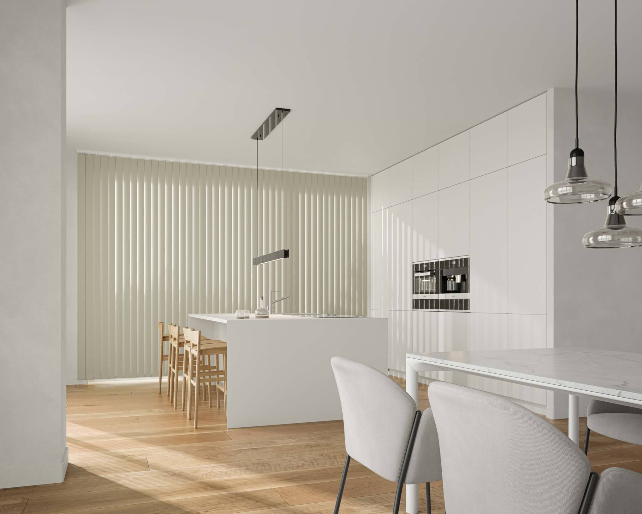 white kitchen